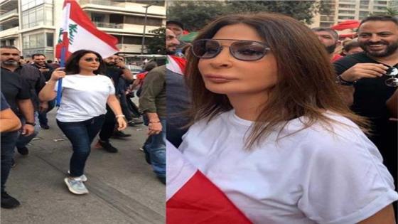 بعد ظهور السلاح بمظاهرات لبنان.. رسالة إليسا لمواطنيها