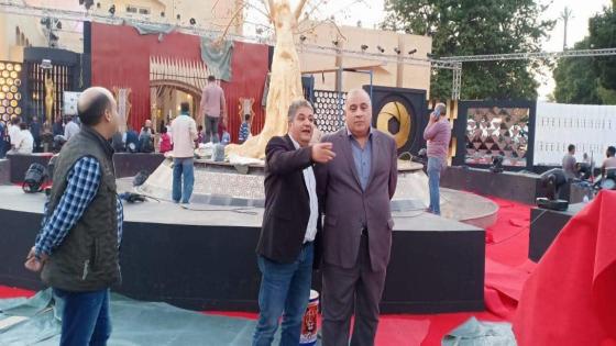 تحضيرات مهرجان القاهرة السينمائى الـ 41 بدار الأوبرا