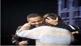 وصلة غزل بين بسمة بوسيل وزوجها تامر حسني