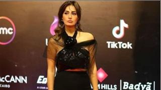 حلا شيحا بإطلالة جذابة بمهرجان القاهرة السينمائي